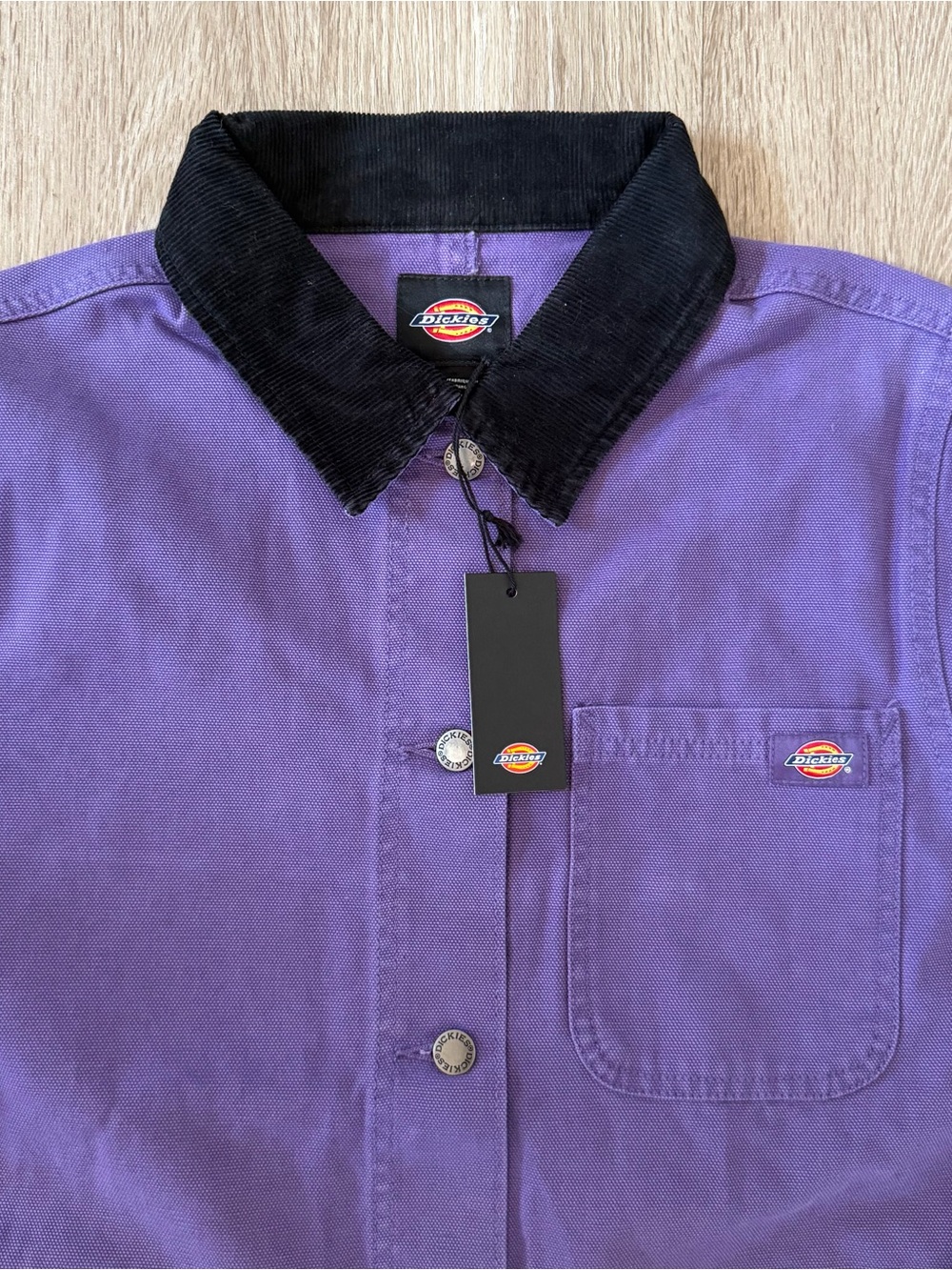 Dickies Purple utility chore canvas jacket sz M NWT - Picture 4 of 8